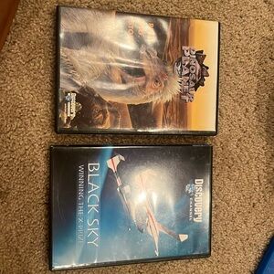 Discovery Channel DVDs - 2 Dinosaur Planet and Black Sky